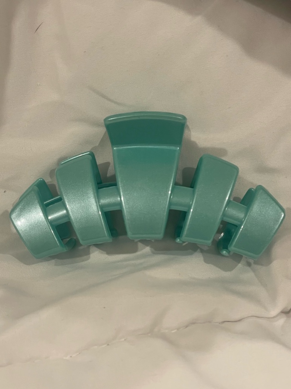 Turquoise Shimmer Hair Claw Clip